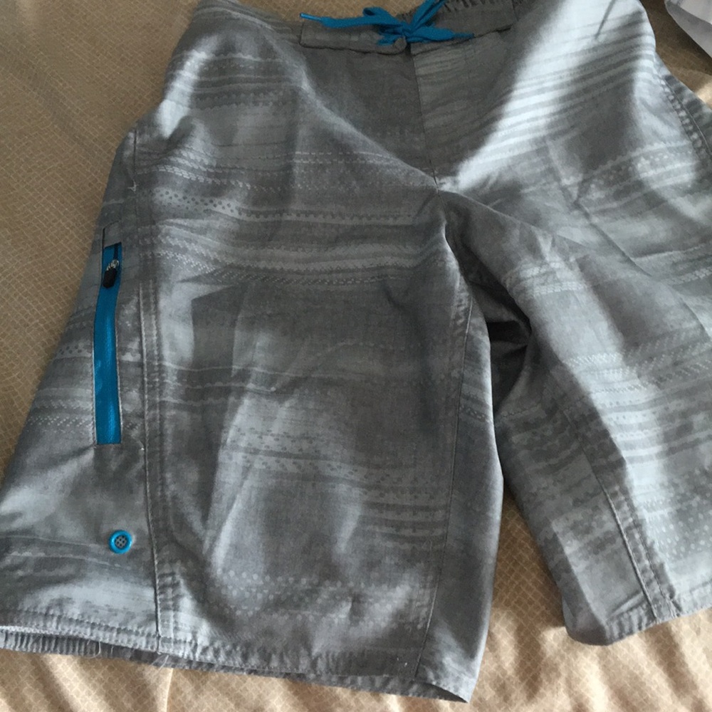 New Laguna Boys M 10-12 Swim Board Shorts w Pocket